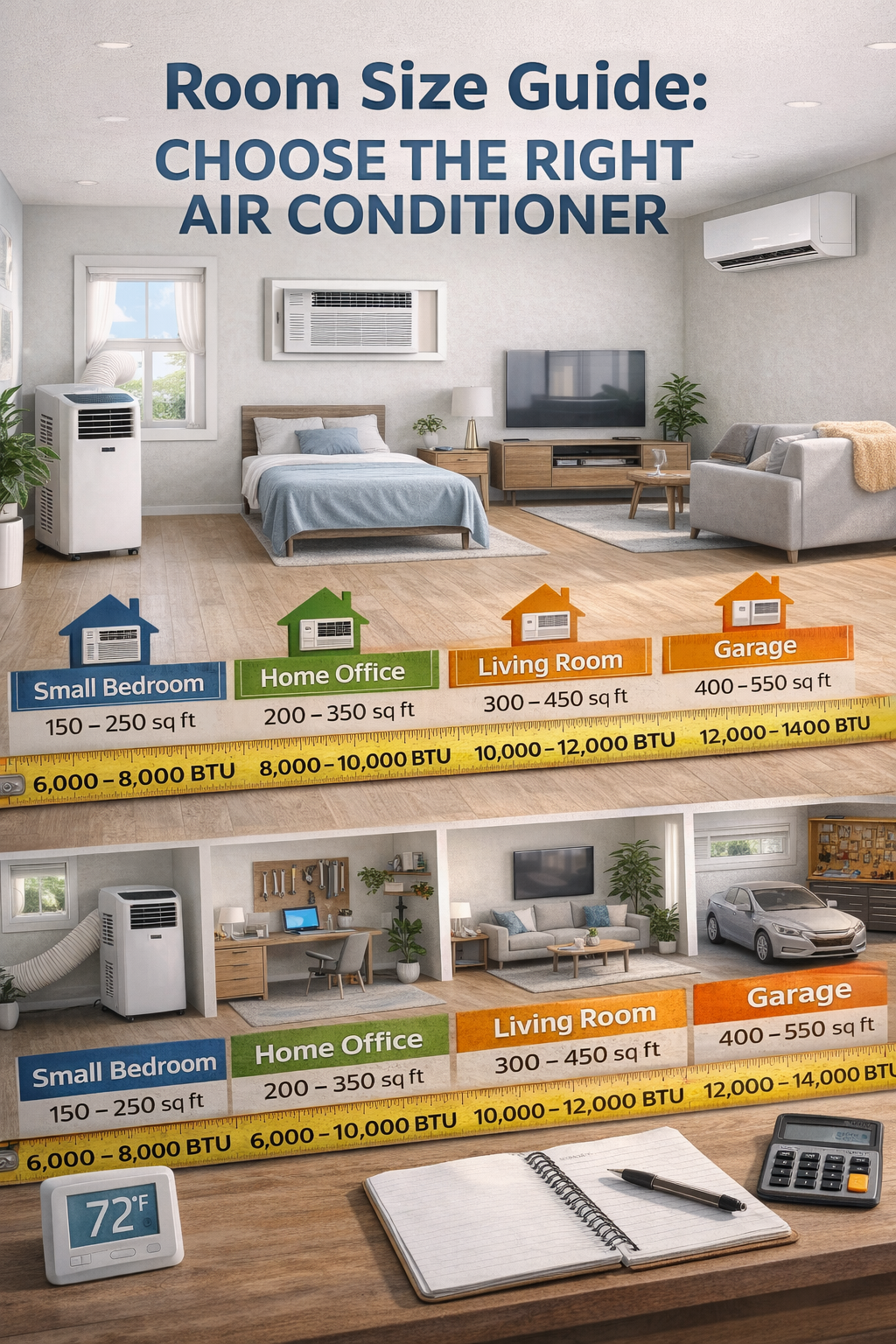 Room Size Guide: How to Choose the Right Air Conditioner for Your Room