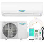 BreezeAero 1 Zone 24000 BTU Wifi Enabled Ductless Mini Split Air Conditioner Heat Pump Included, 20 SEER2 230V, Cools Up to 1500 Sq.ft
